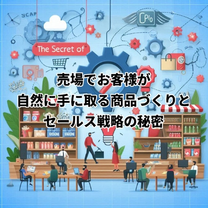 「売場でお客が自然に手に取る商品づくりとセールス戦略の秘密」